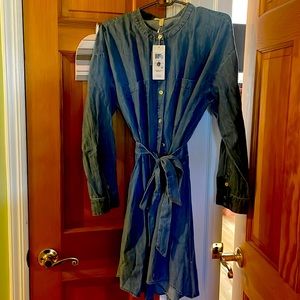 NWT Eileen Fisher Organic Cotton Wrap Dress